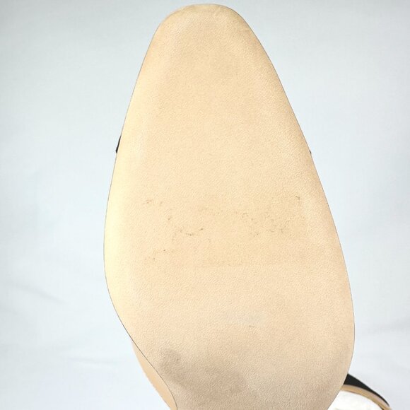 CHANEL SLINGBACK CAP TOE HEELS BEIGE - Picture 9 of 12